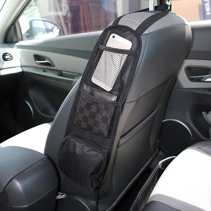 Backseat Organizer with Tablet Holder – Foldable Car Storage