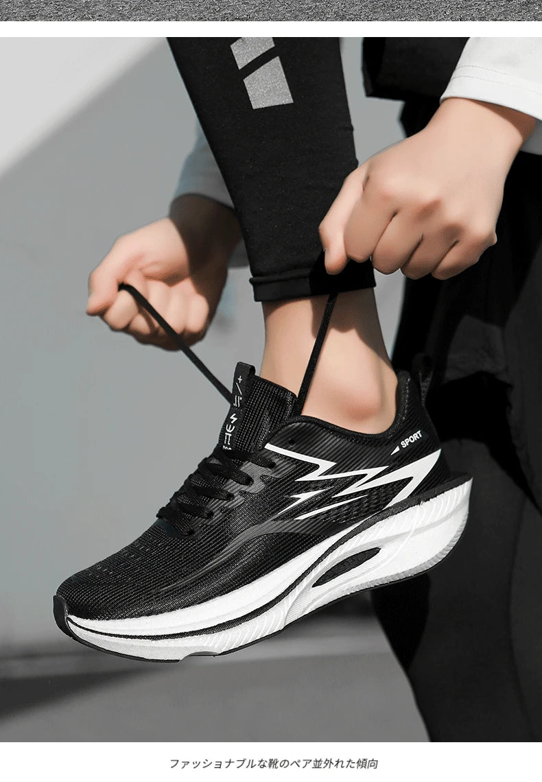 Men's Lightweight Running Shoes – Breathable Cushioned Sneakers
