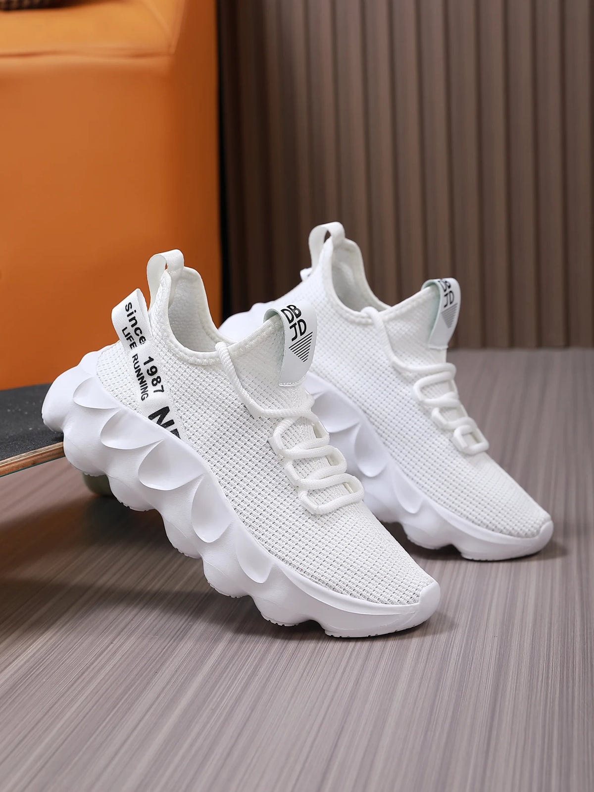Men's Breathable Mesh Running Shoes – Lightweight Sports Sneakers