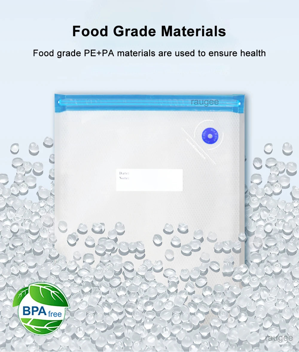 Reusable Vacuum Sealer Bags | BPA-Free Food Storage