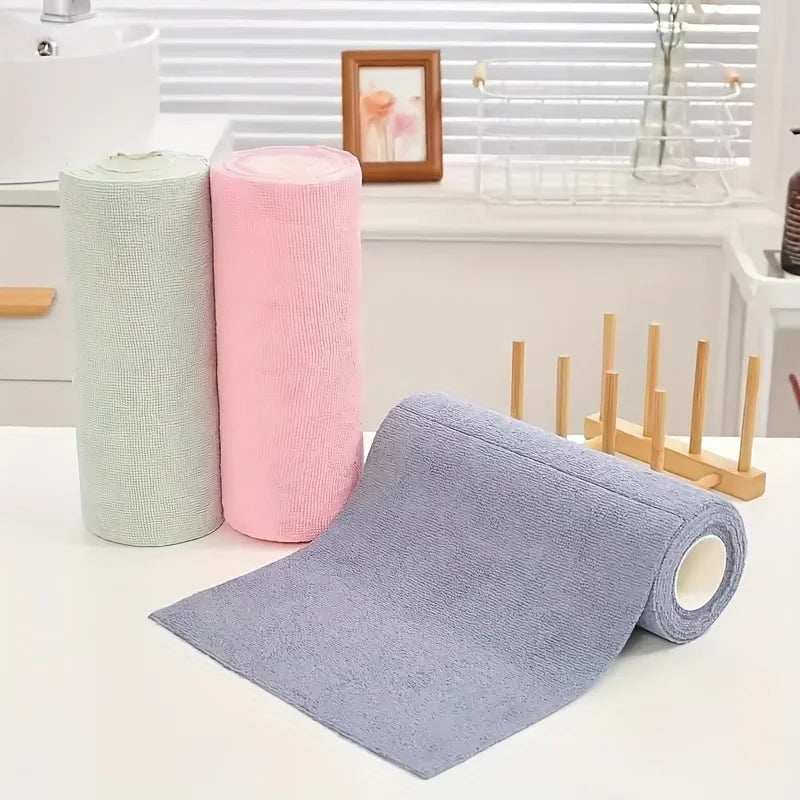 Microfiber Dish Cloths (20-Pack) | Double-Sided Kitchen Wipes
