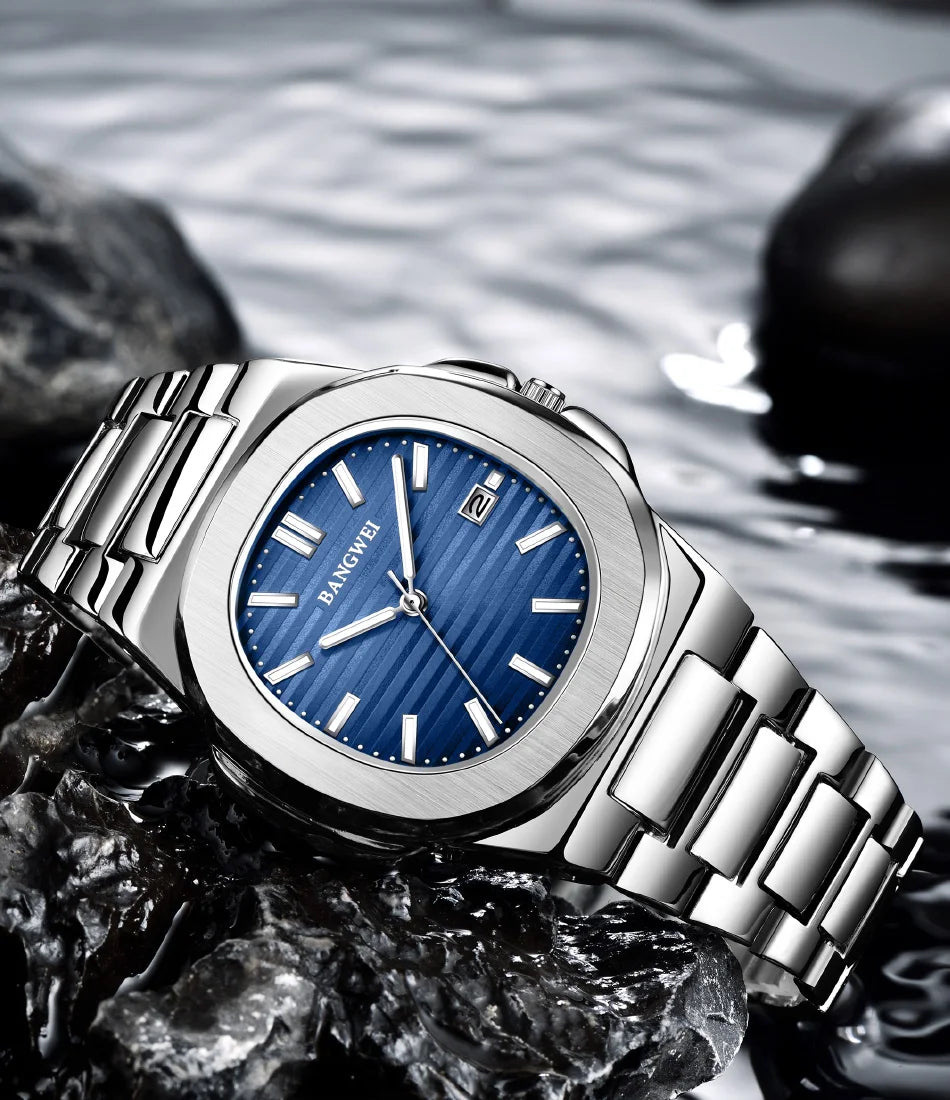 LIGE Classic Stainless Steel Quartz Watch for Men | Luxury Business Design