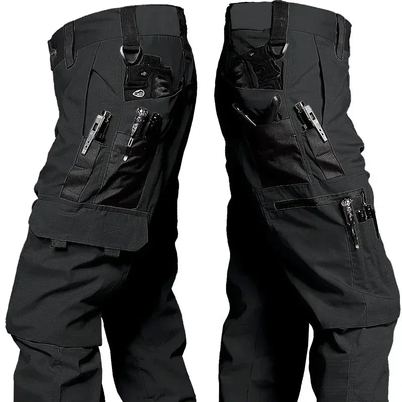 Men's Tactical Cargo Pants – Multi-Pocket Waterproof Work Trousers