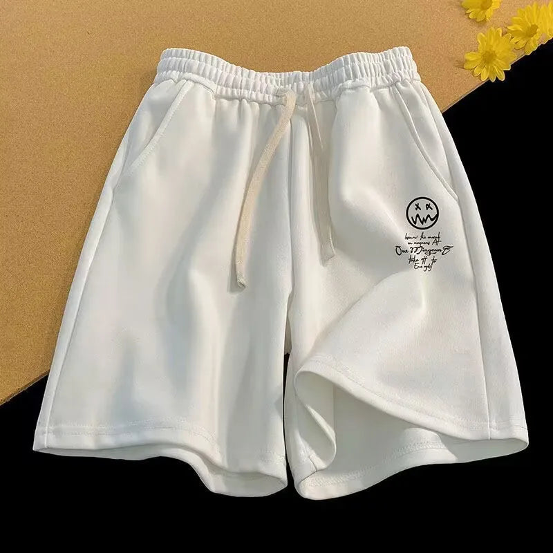 Men's Oversized Wide Leg Shorts – Casual Cotton Blend, M-8XL