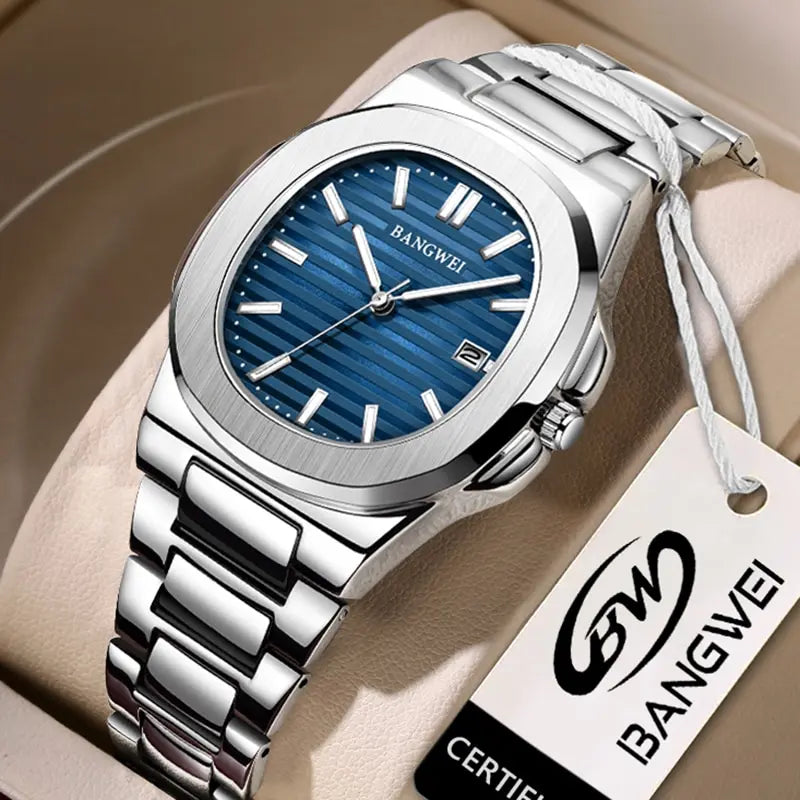 LIGE Classic Stainless Steel Quartz Watch for Men | Luxury Business Design