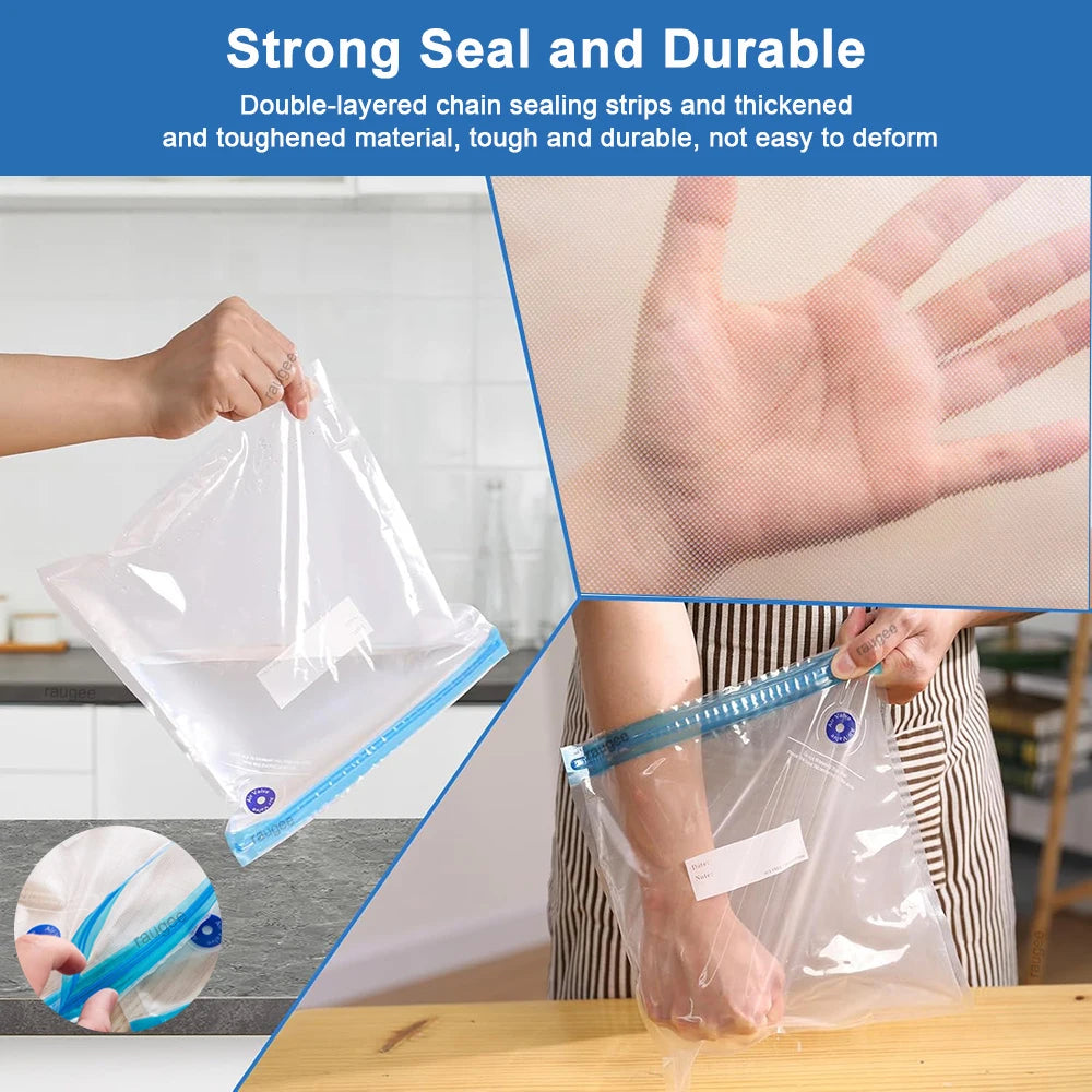 Reusable Vacuum Sealer Bags | BPA-Free Food Storage
