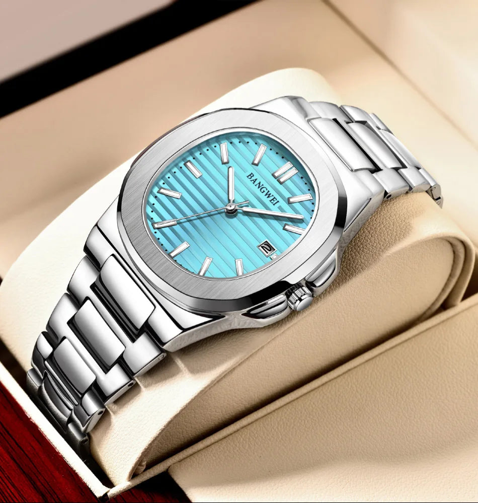 LIGE Classic Stainless Steel Quartz Watch for Men | Luxury Business Design