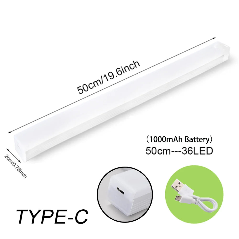 Motion Sensor LED Night Light – Rechargeable Wireless Under Cabinet Light