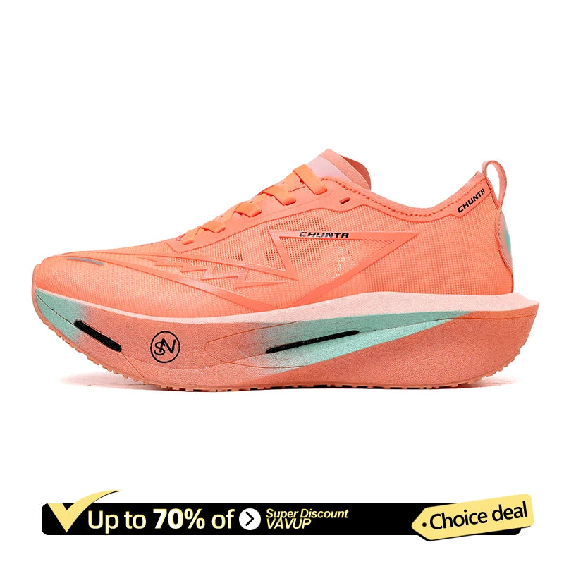 Men's Carbon Plate Running Shoes – Lightweight Breathable Sneakers