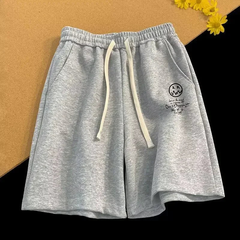 Men's Oversized Wide Leg Shorts – Casual Cotton Blend, M-8XL