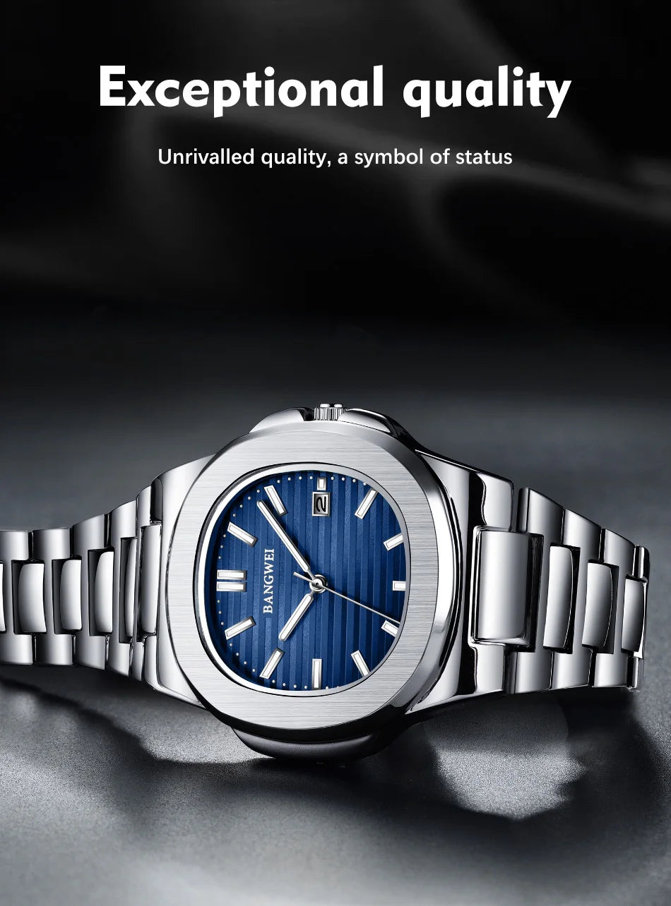 LIGE Classic Stainless Steel Quartz Watch for Men | Luxury Business Design
