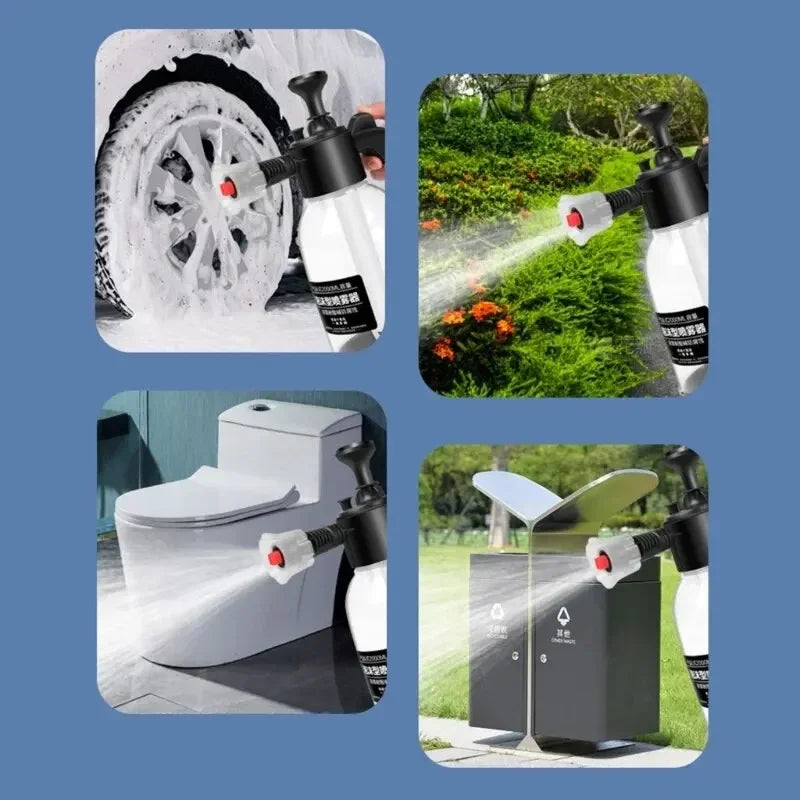 2L Foam Cannon Sprayer – Hand-Held Pressure Foam Gun for Car Wash & Detailing