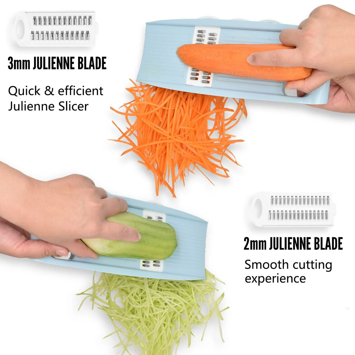 5-in-1 Mandoline Slicer – Multifunctional Vegetable & Fruit Julienne Cutter