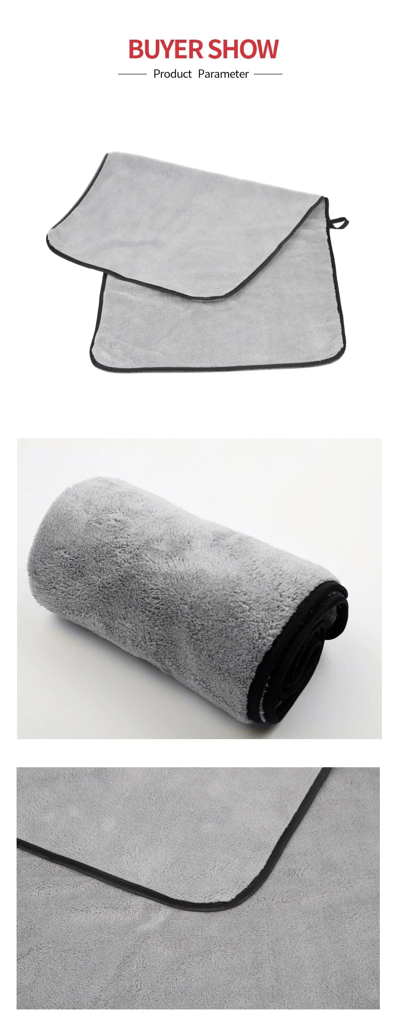 Premium Microfiber Car Wash Towel – Super Absorbent Cleaning Cloth