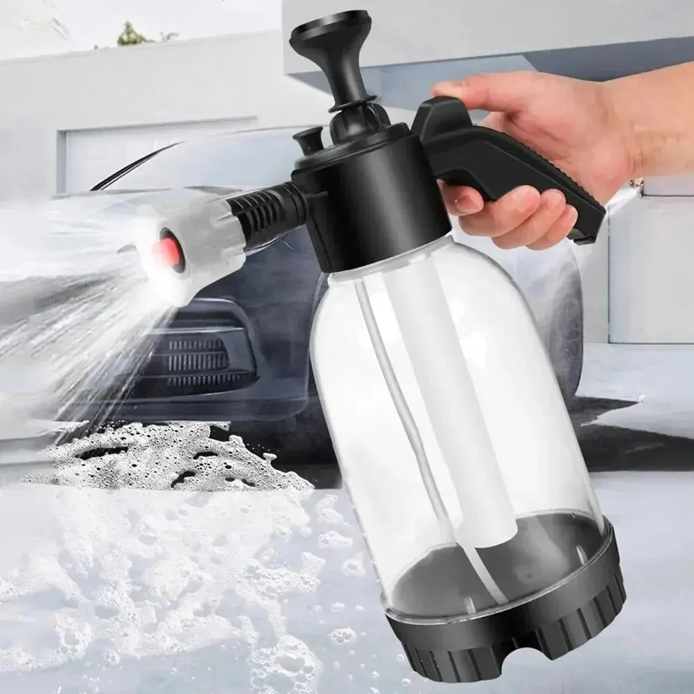 2L Foam Cannon Sprayer – Hand-Held Pressure Foam Gun for Car Wash & Detailing