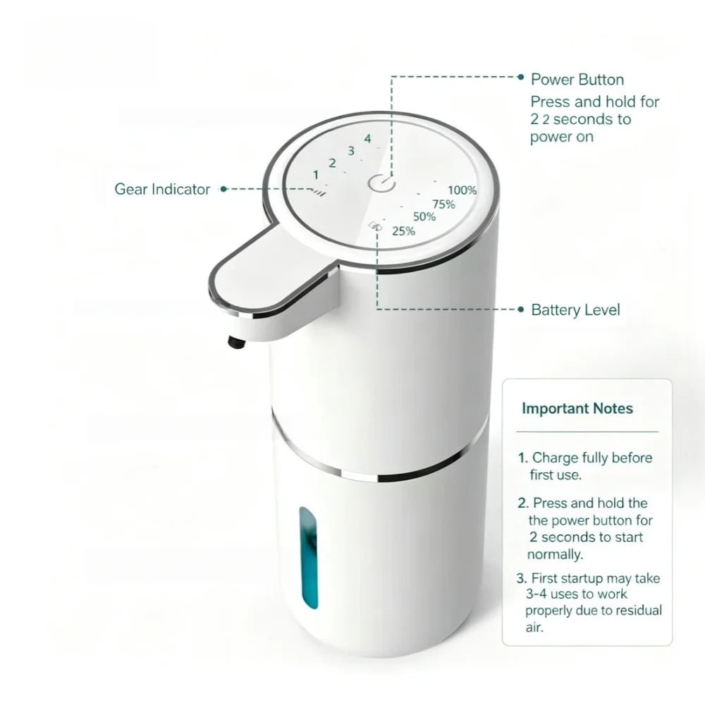 Touchless Automatic Soap Dispenser – USB Rechargeable
