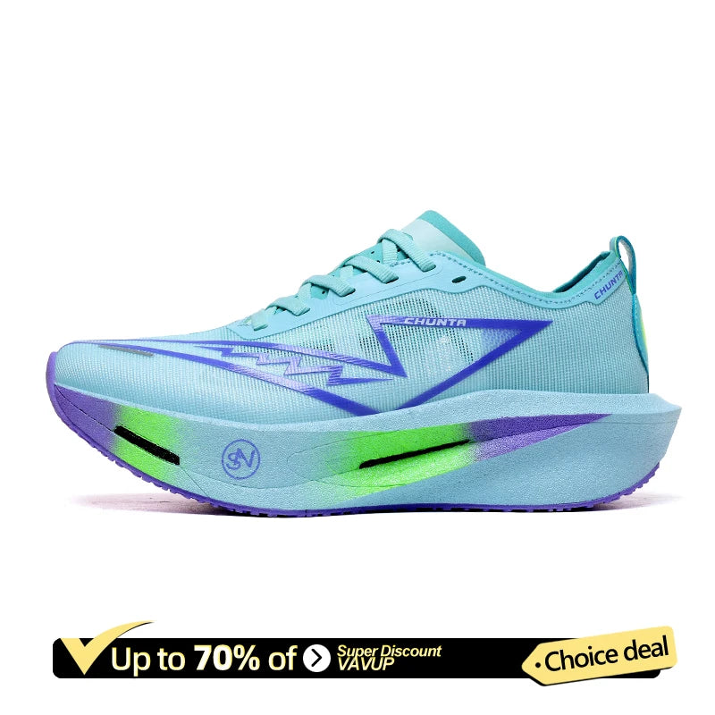 Men's Carbon Plate Running Shoes – Lightweight Breathable Sneakers