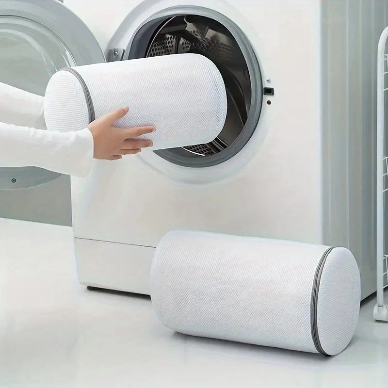 Mesh Laundry Bag for Shoes & Delicates – Zippered Wash Bag