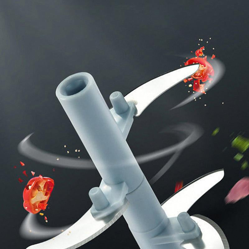 500/900ML Manual Hand Pull Vegetable Chopper – Stainless Steel Blade Garlic & Onion Mincer