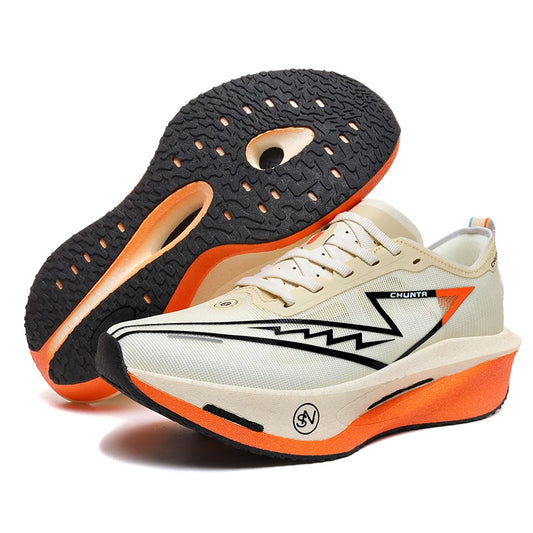 Men's Carbon Plate Running Shoes – Lightweight Breathable Sneakers