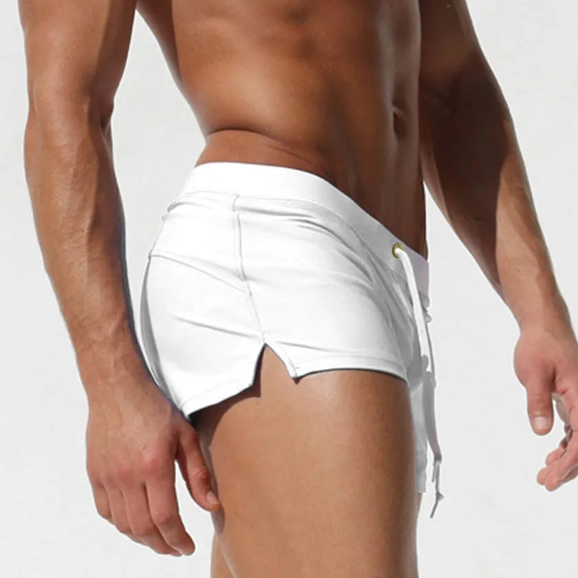 Men's Beach Swim Shorts | Quick-Drying Boxer Trunks, Multiple Colors