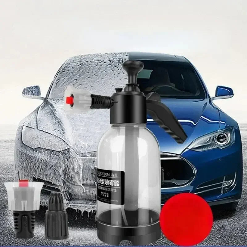2L Foam Cannon Sprayer – Hand-Held Pressure Foam Gun for Car Wash & Detailing
