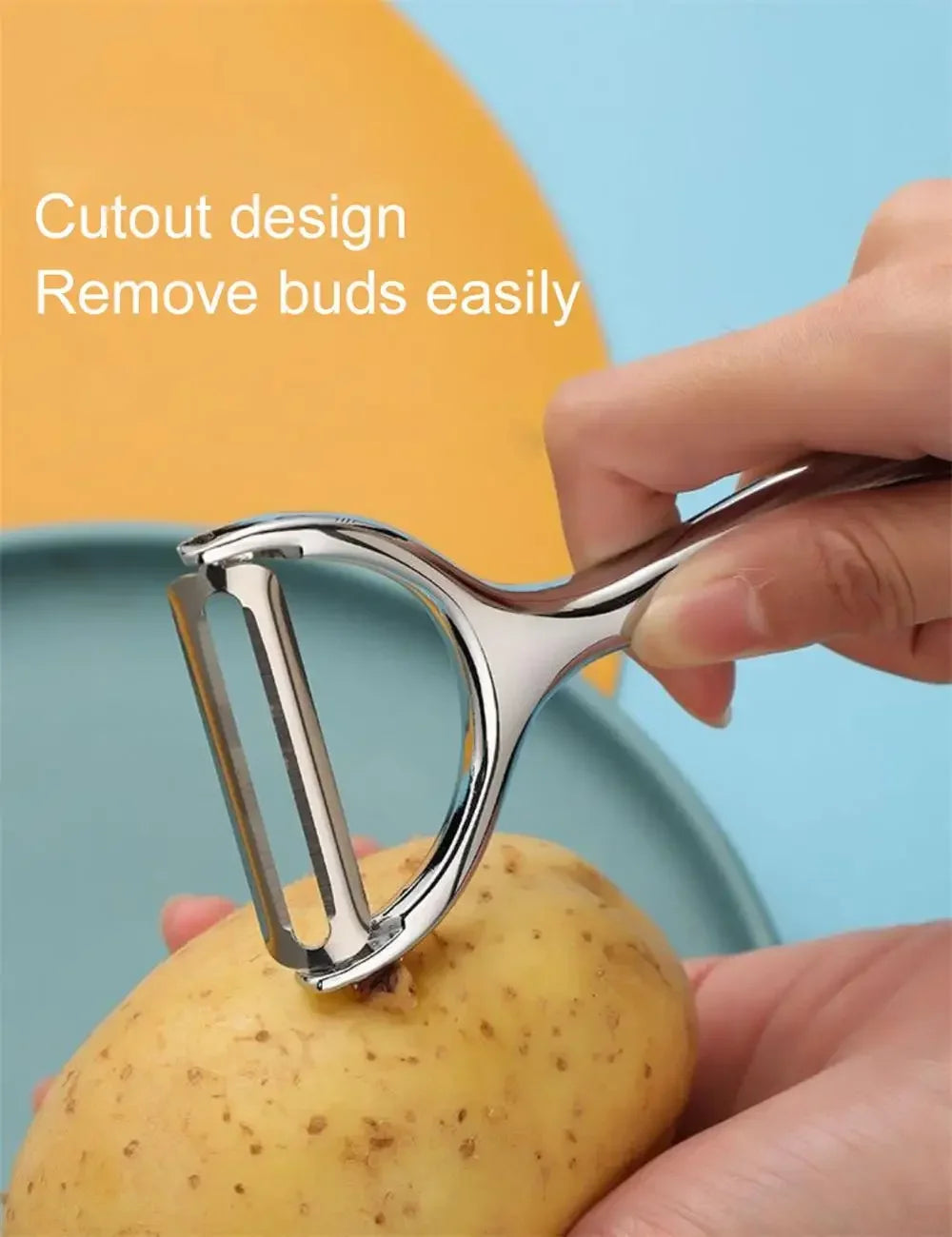 Multi-Function Vegetable Peeler – Stainless Steel Y-Shaped & Straight Fruit Peeler Set