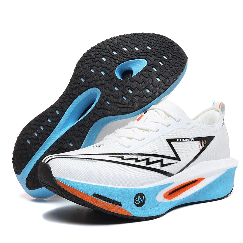 Men's Carbon Plate Running Shoes – Lightweight Breathable Sneakers