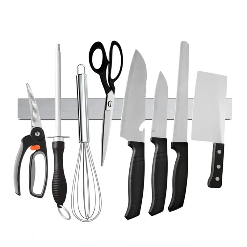 Premium Universal Knife Holder – Space-Saving Stainless Steel Knife Stand for Kitchen Counters