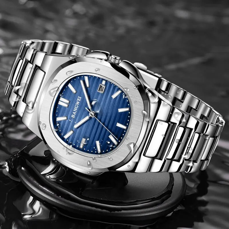 LIGE Classic Stainless Steel Quartz Watch for Men | Luxury Business Design
