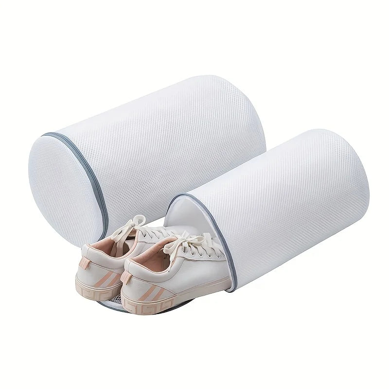 Mesh Laundry Bag for Shoes & Delicates – Zippered Wash Bag