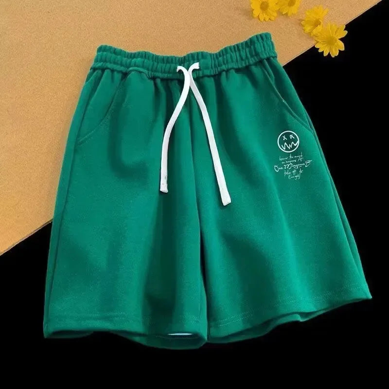 Men's Oversized Wide Leg Shorts – Casual Cotton Blend, M-8XL