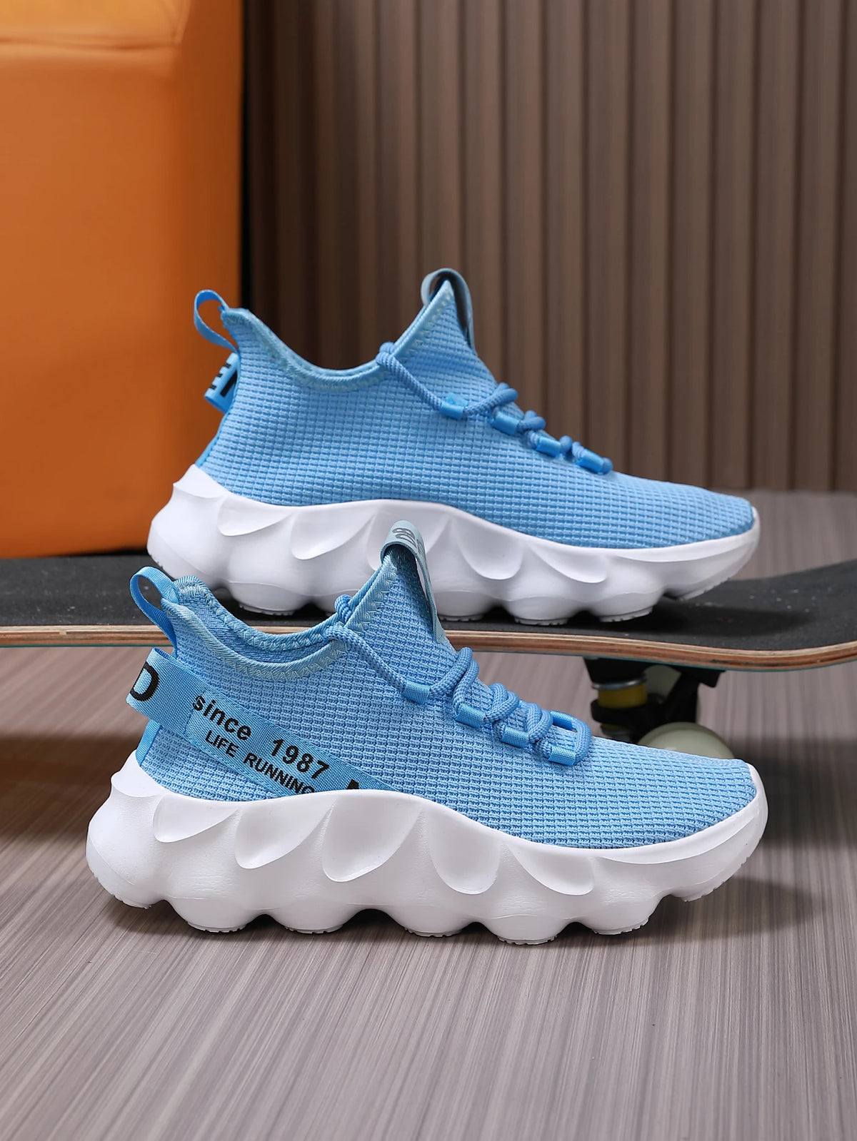Men's Breathable Mesh Running Shoes – Lightweight Sports Sneakers