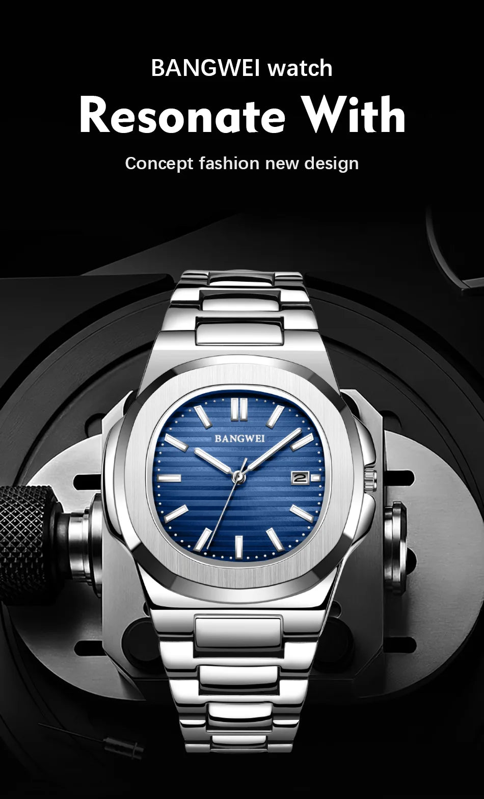 LIGE Classic Stainless Steel Quartz Watch for Men | Luxury Business Design