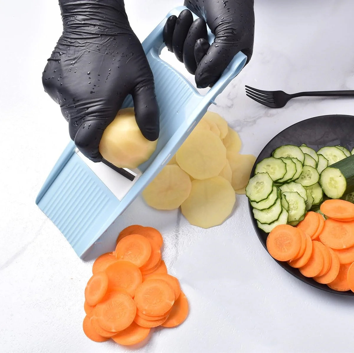 5-in-1 Mandoline Slicer – Multifunctional Vegetable & Fruit Julienne Cutter