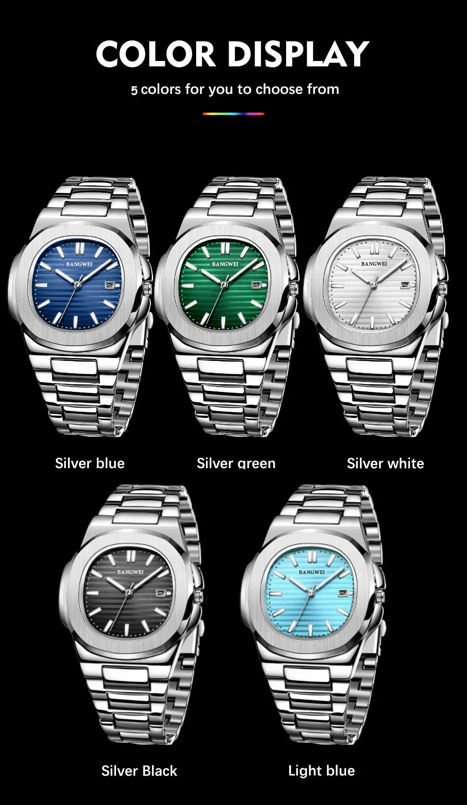 LIGE Classic Stainless Steel Quartz Watch for Men | Luxury Business Design