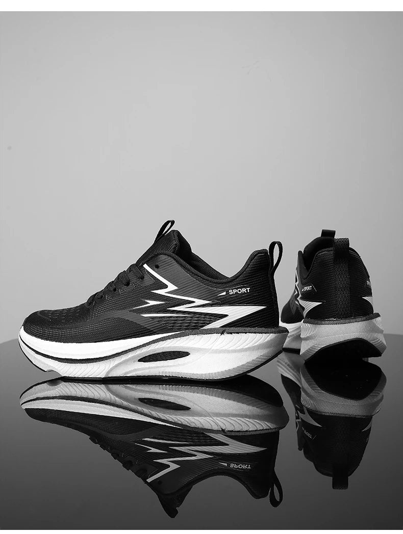 Men's Lightweight Running Shoes – Breathable Cushioned Sneakers
