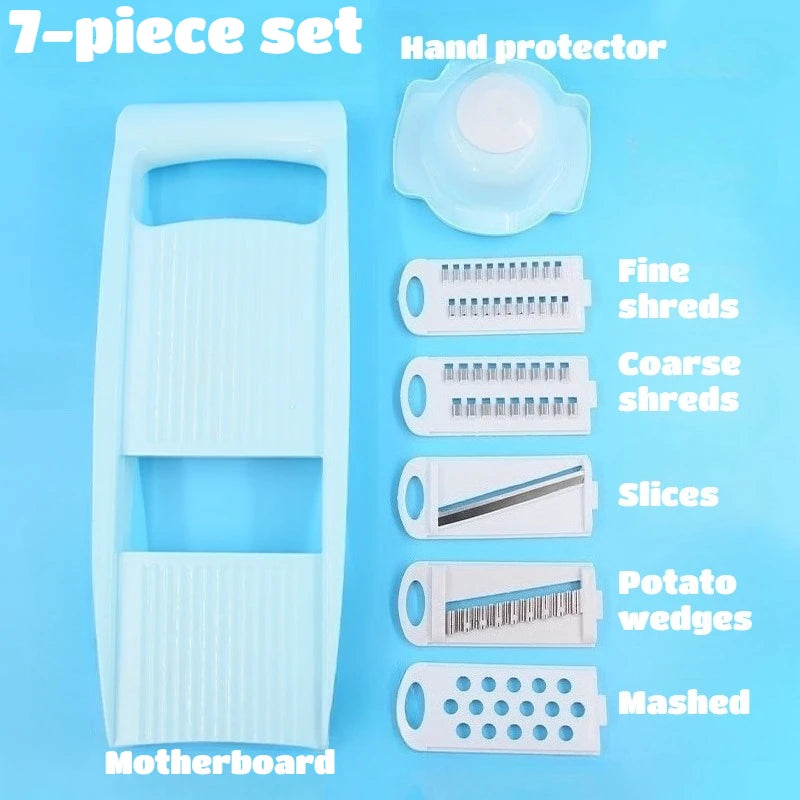 5-in-1 Mandoline Slicer – Multifunctional Vegetable & Fruit Julienne Cutter