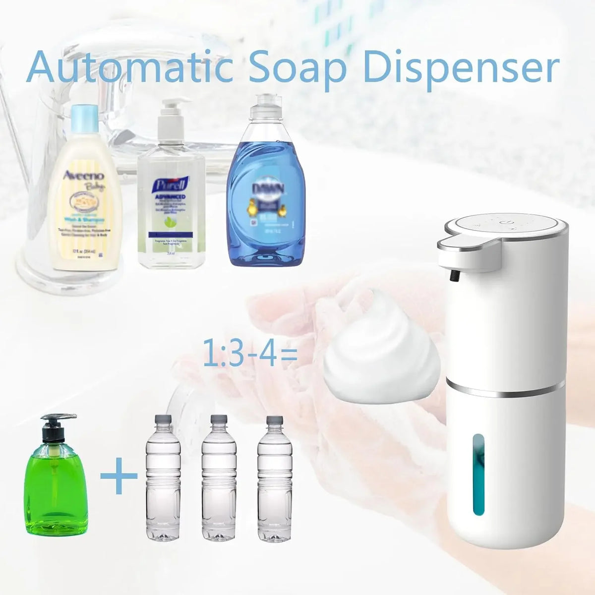 Touchless Automatic Soap Dispenser – USB Rechargeable