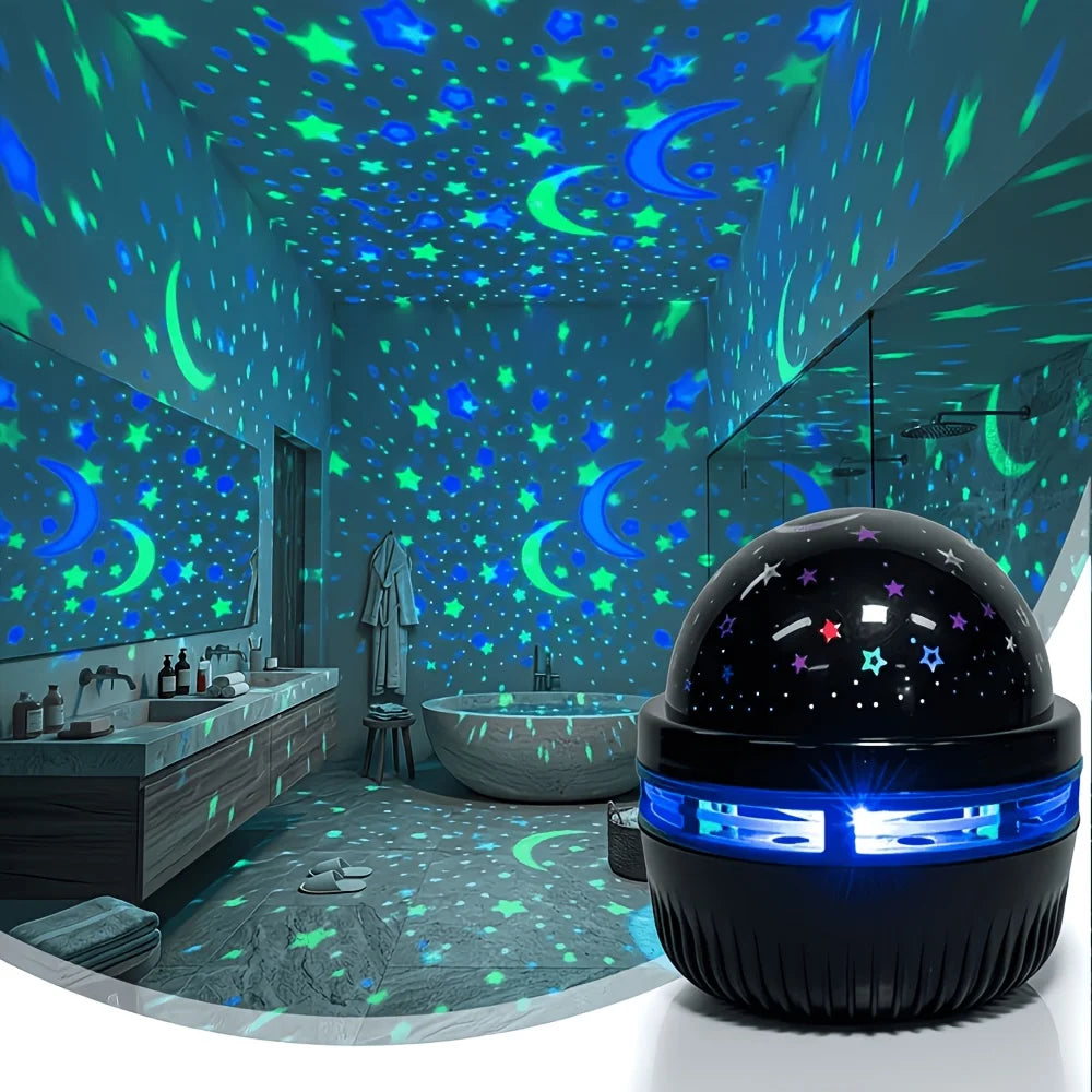 Galaxy Star Projector Night Light – LED Starry Sky Lamp