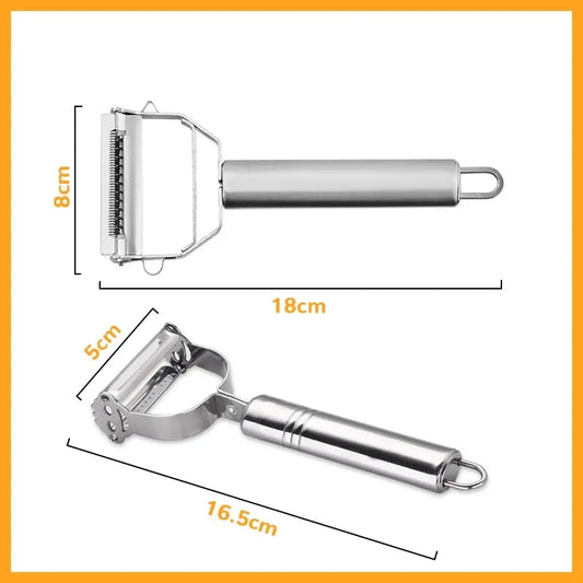 Stainless Steel Vegetable Peeler – Dual-Blade Kitchen Tool