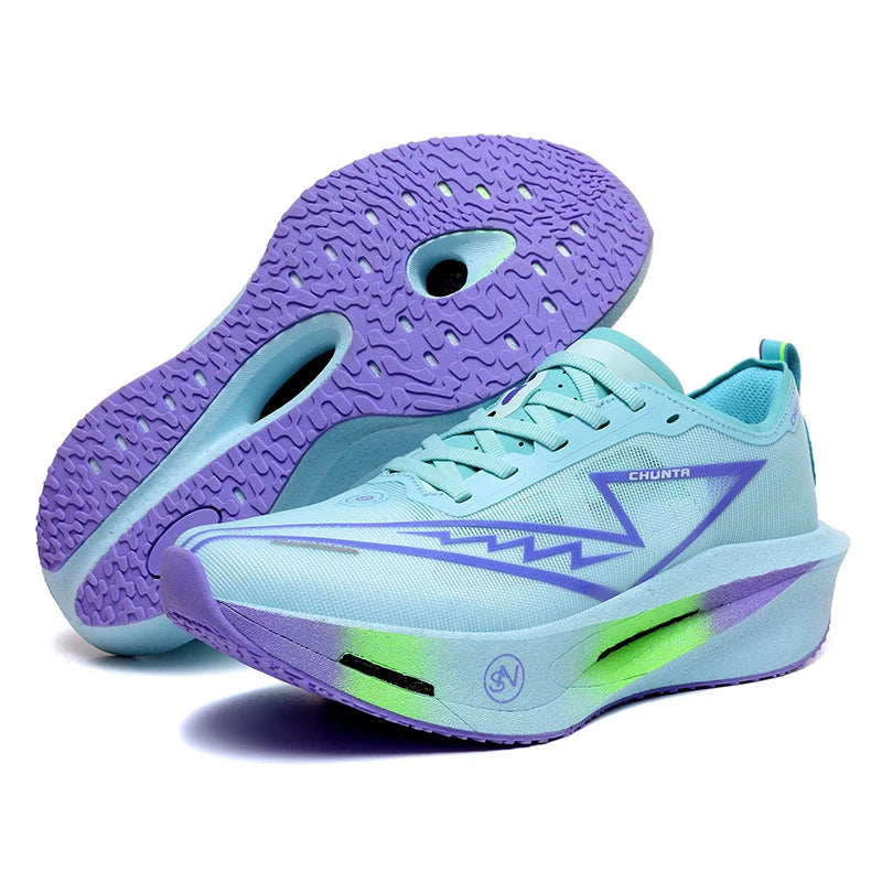 Men's Carbon Plate Running Shoes – Lightweight Breathable Sneakers