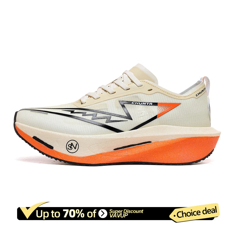 Men's Carbon Plate Running Shoes – Lightweight Breathable Sneakers