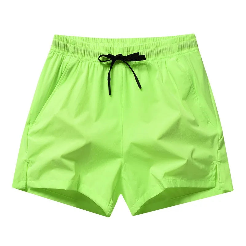 Men's Sports Casual 3/4 Shorts – Ice Silk, Quick-Dry & Lightweight