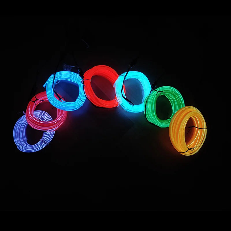 Car LED Neon Strip Light – Flexible Ambient Interior Lighting