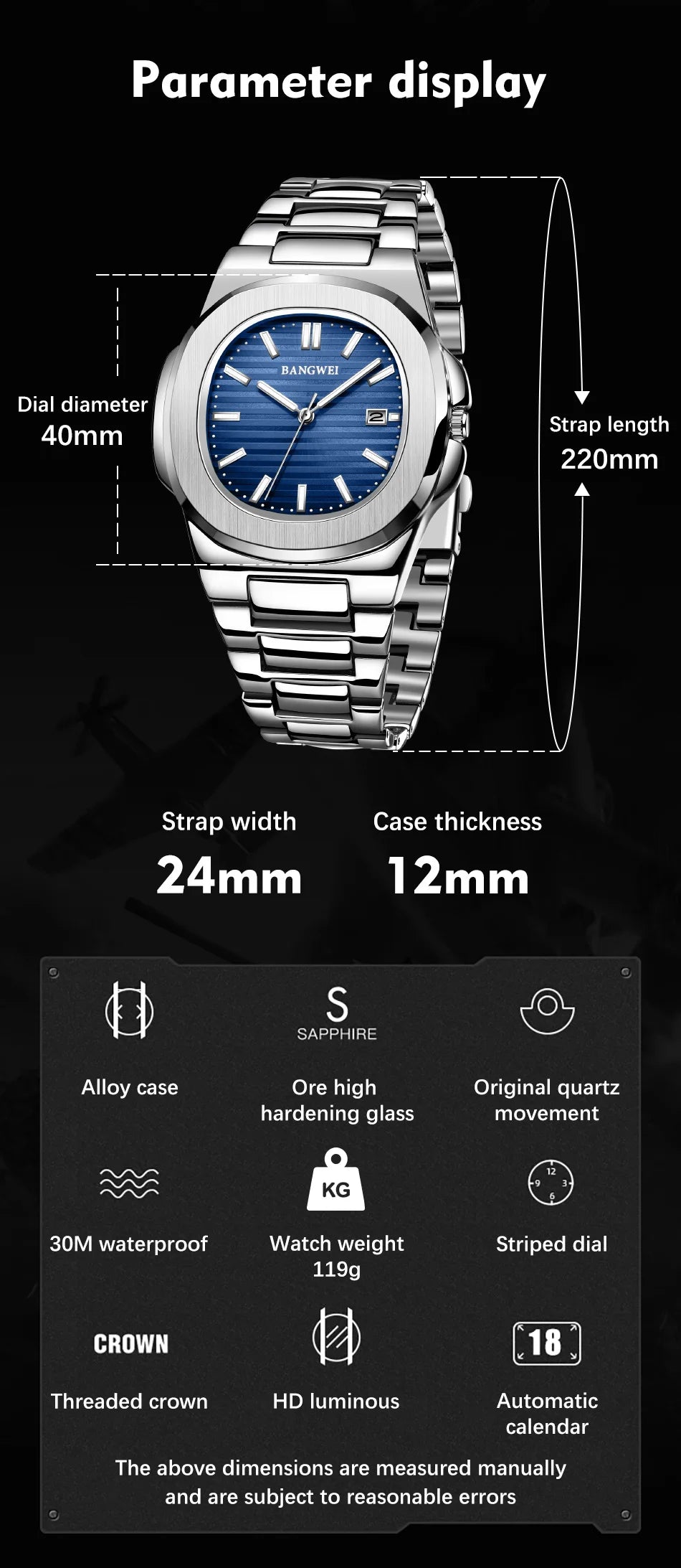 LIGE Classic Stainless Steel Quartz Watch for Men | Luxury Business Design