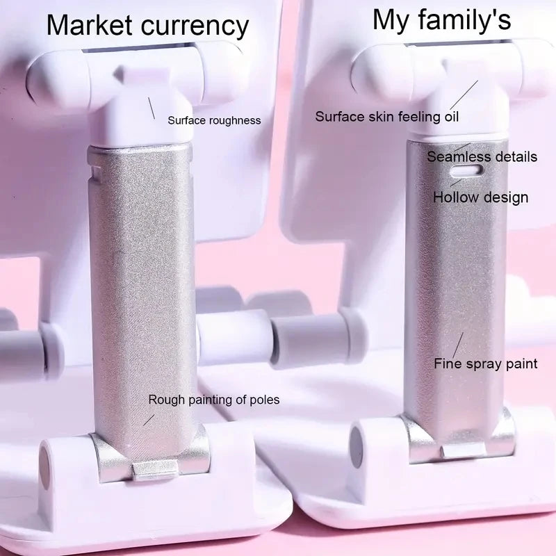 Adjustable Phone & Tablet Stand — Universal Desk Holder