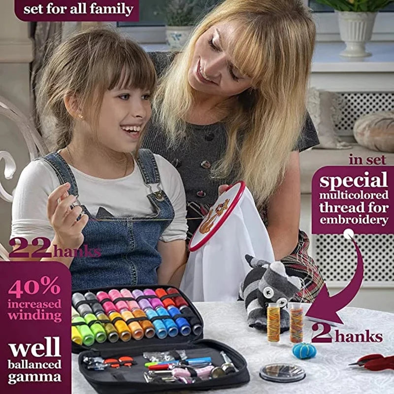All-in-One Sewing Kit – DIY Box Set for Stitching & Repairs
