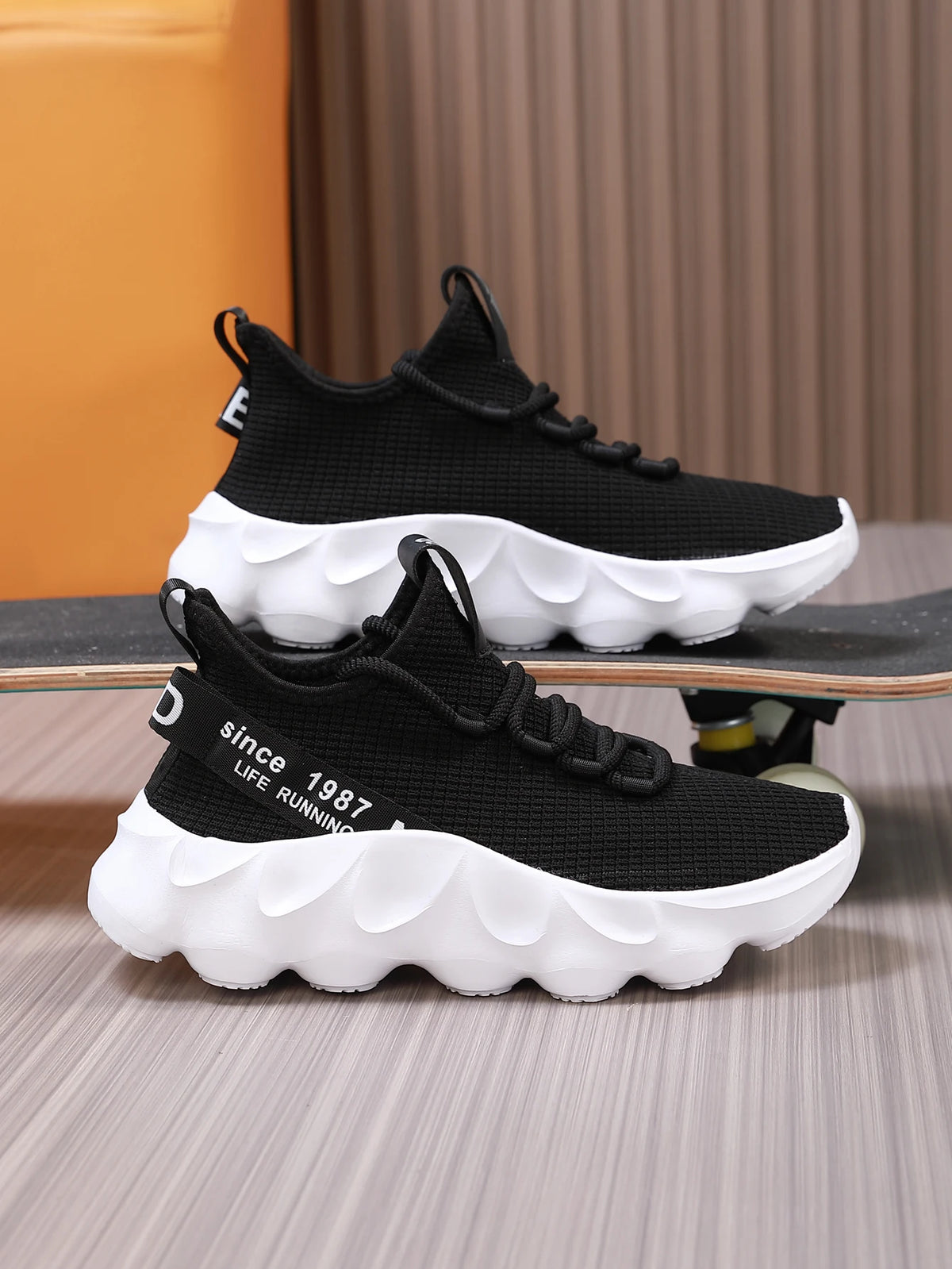 Men's Breathable Mesh Running Shoes – Lightweight Sports Sneakers
