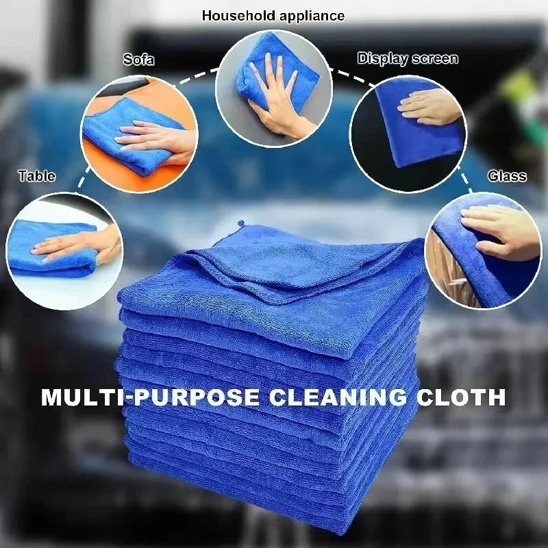 Premium Microfiber Cleaning Cloths – Lint-Free, Streak-Free (Pack of 100)